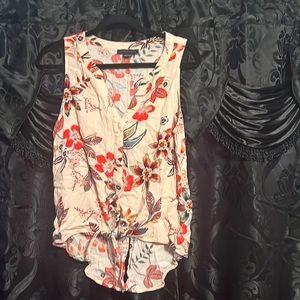 Floral print blouse. Size large. Sanctuary brand